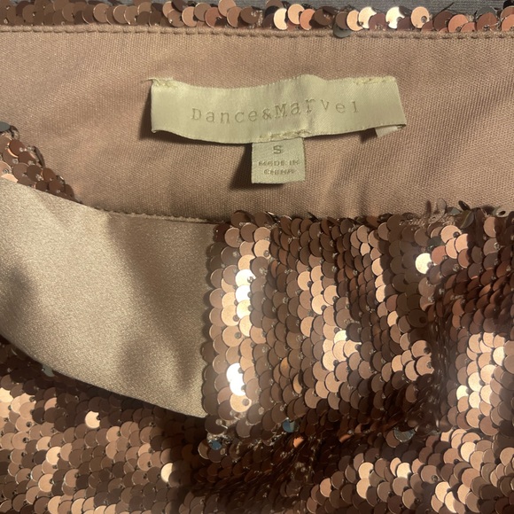 Gold skinny Sparkling pants - Picture 3 of 3